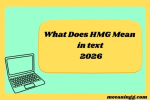 What Does HMG Mean in Text