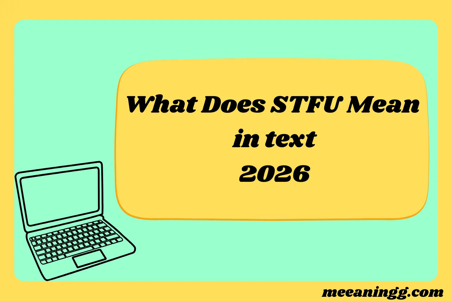 What Does STFU Mean in Text 2026
