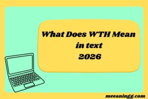 What Does WTH Mean in Text