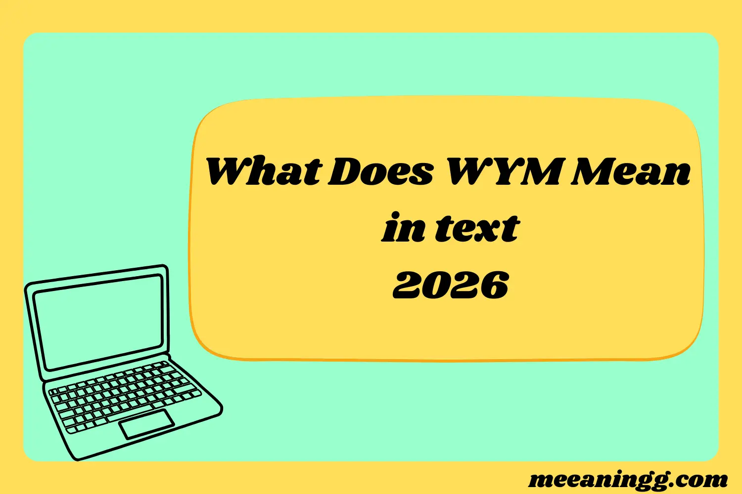 What Does WYM Mean in Text 2026