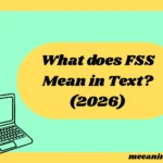 What Does FSS Mean in Text? (2026)